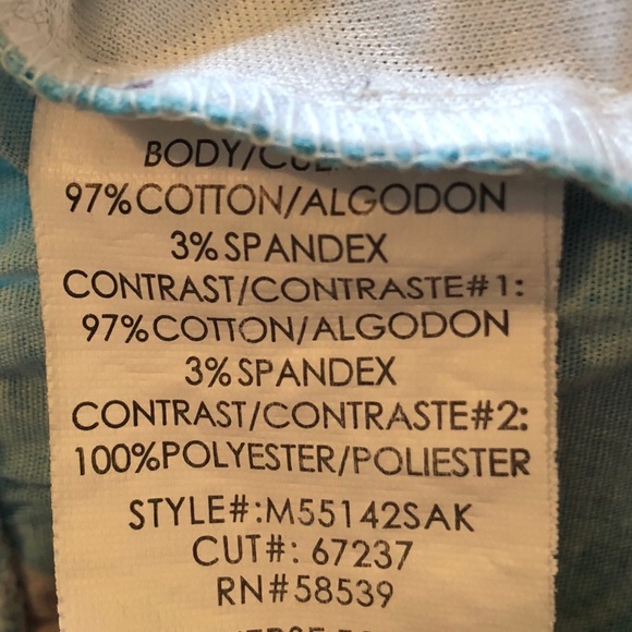 Speechless Blue Floral Strapless Fit & Flare Dress - Picture 8 of 8